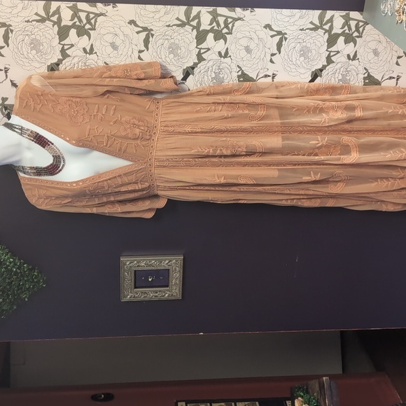 Wishlist Pants - Lace & Embroidered Romper Dress